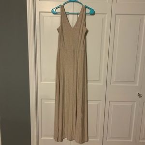 Adrienne Vittadini heathered tan maxi